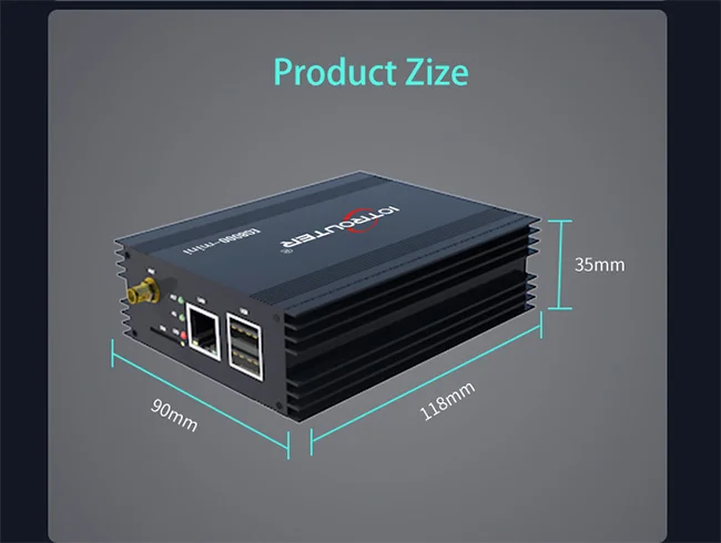 Industrial PLC Remote Download Edge Computing Gateway Support Secondary Development Node Red Programming Plc Gateway Cortex-A72
