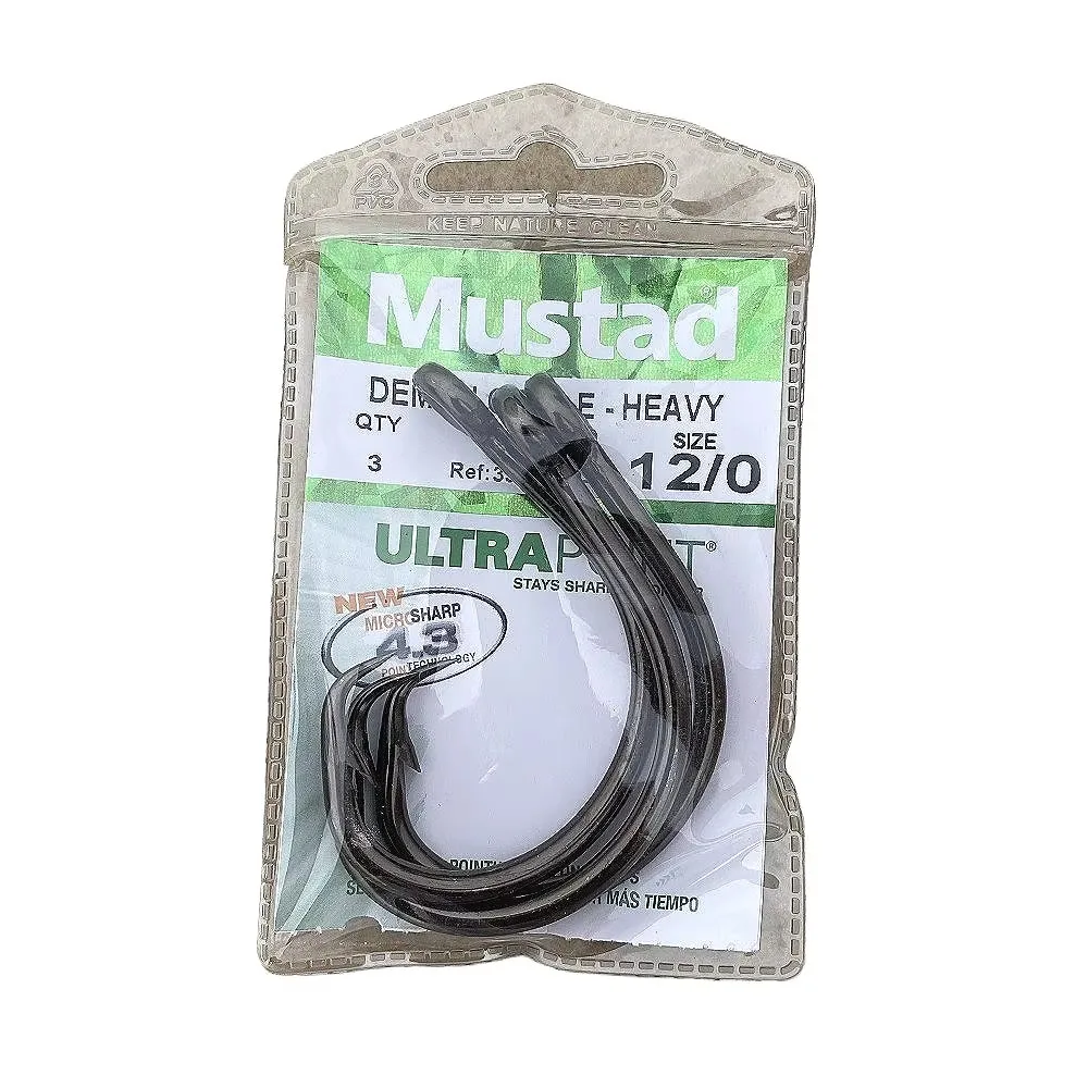 Mustad UltraPoint 39950NP-BN Demon Heavy Wide Gap Live Bait Big Game Круглые рыболовные крючки Mustad UltraPoint 39950NP-BN Demon Heavy Wide Gap Live Bait Big Game Круглые рыболовные крючки