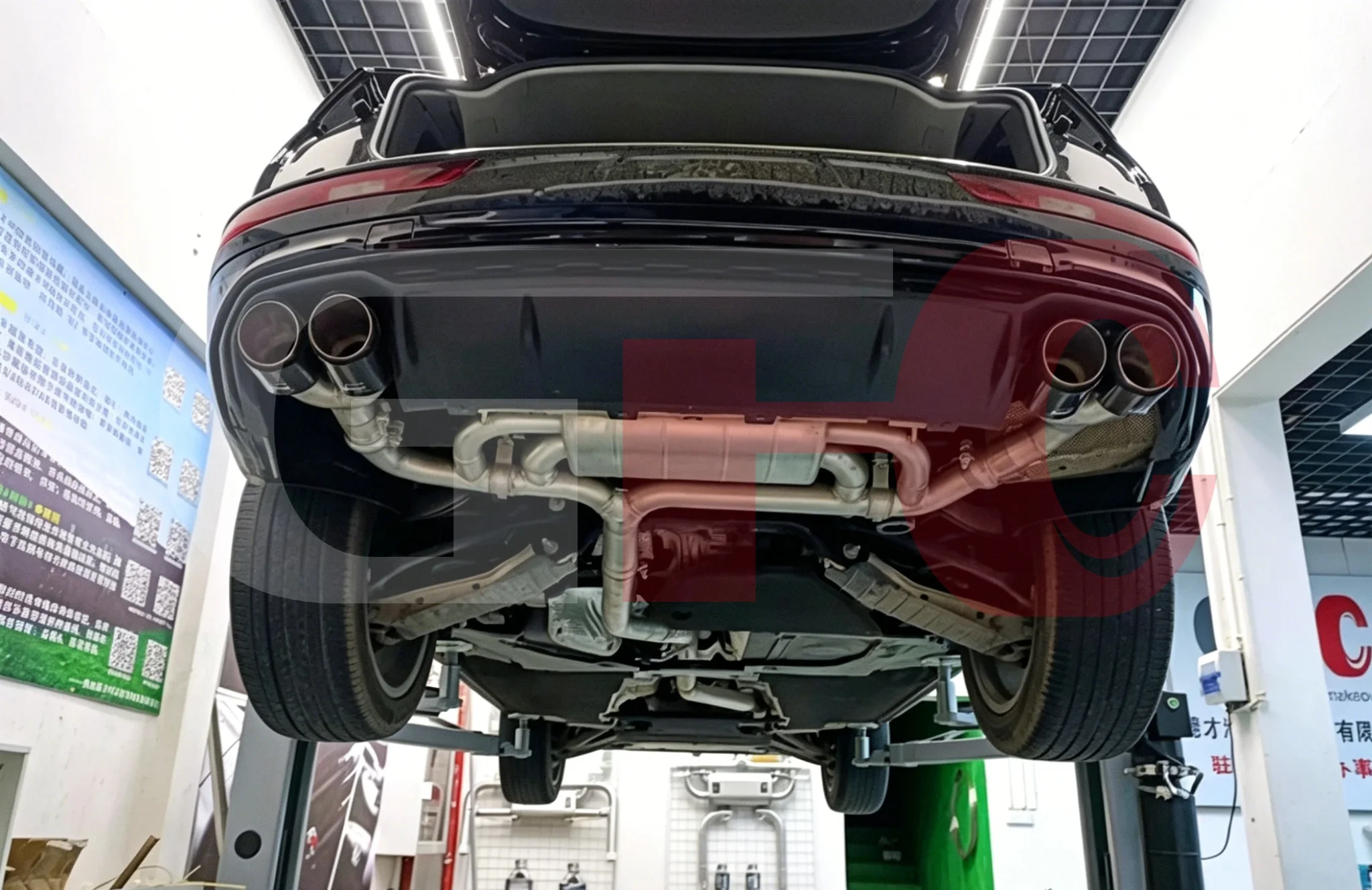 For / 2018-2025 Audi Q5 2.0T B9 B9.5 Ctback Valvetronic 304SUS High Permance Exhaust System Muffler