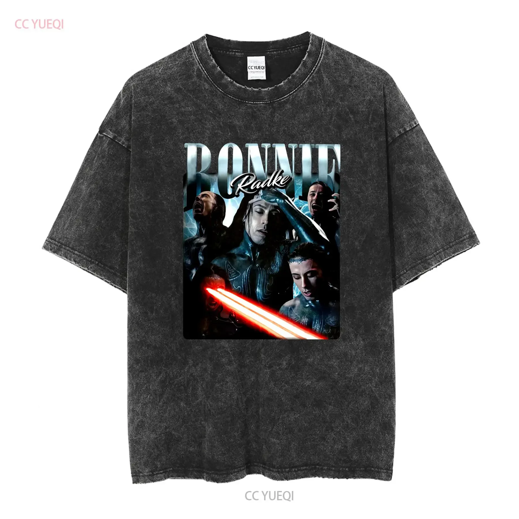 Ronnie Radke T shirt Cotton Mom Dad Friends BEST s vintage Washed Slightly graphic streetwear fashion Unisex Breathable