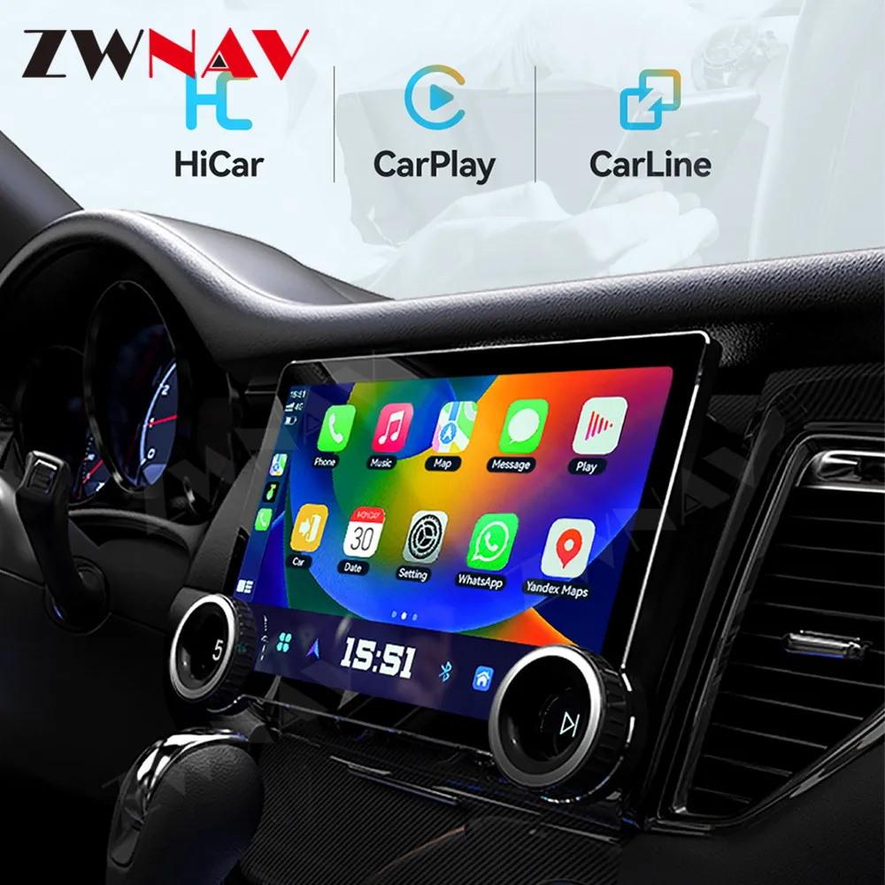 11.8 inch 2K Screen 8+128GB AC button Android 13.0 For Universal Car Radio GPS Navigation Auto Headunit Multimedia Player Stereo