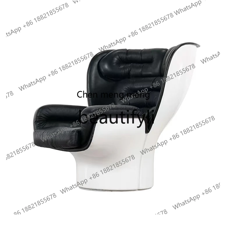 

X New fiberglass single leisure chair armrest seat