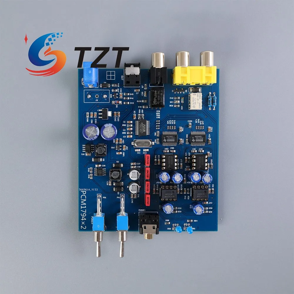 tzt-dual-pcm1794a-dac-decoder-board-24bit-192khz-high-dynamic-range-fiber-optic-coaxial-dac-module-without-shell