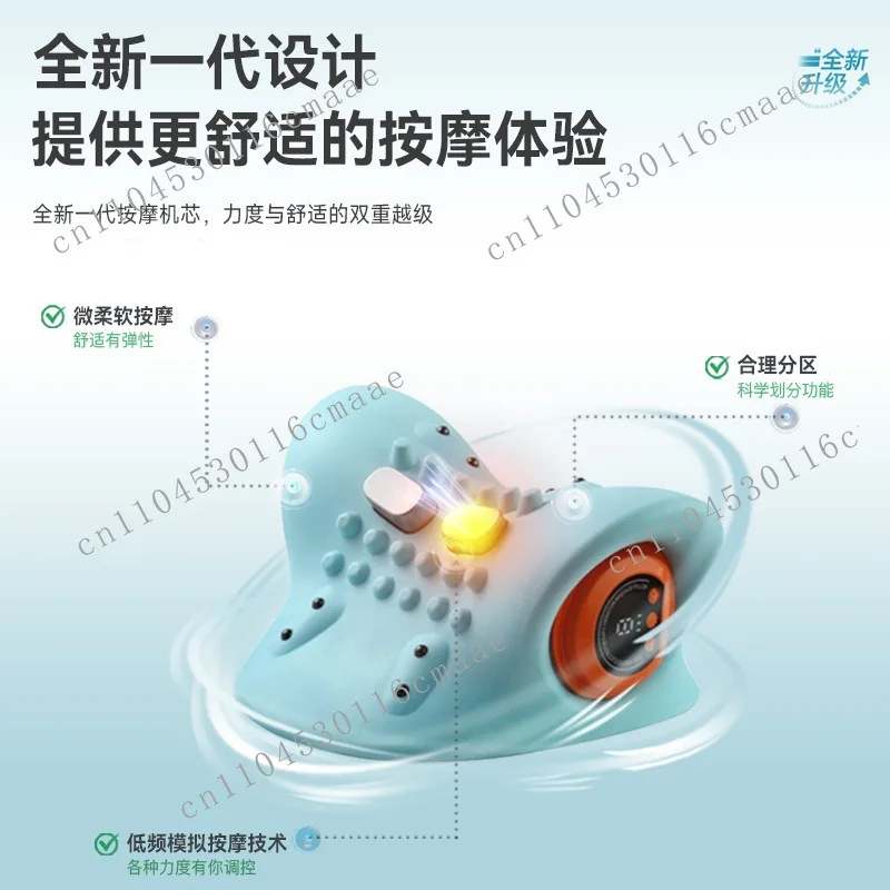 Smart Sleep Pillow Cervical Therapy Hot Compress Massage Pillow Home Head and Neck Massager Multi-mode Neck Care