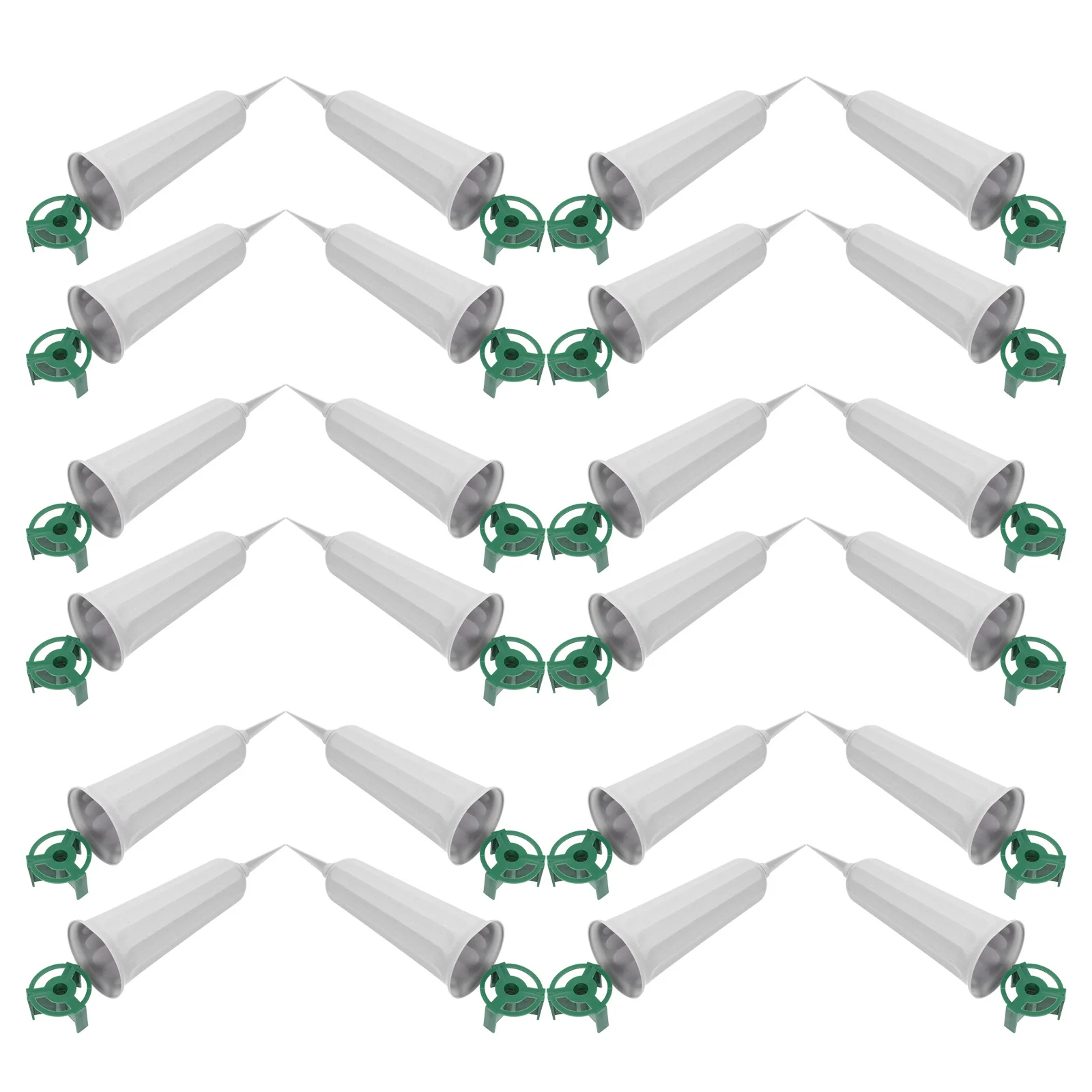 

1Set Grave Vase Plastic Cone Insert Design Outdoor Cemetery Flower Holder for Memorial Grass Dried Fresh Flowers