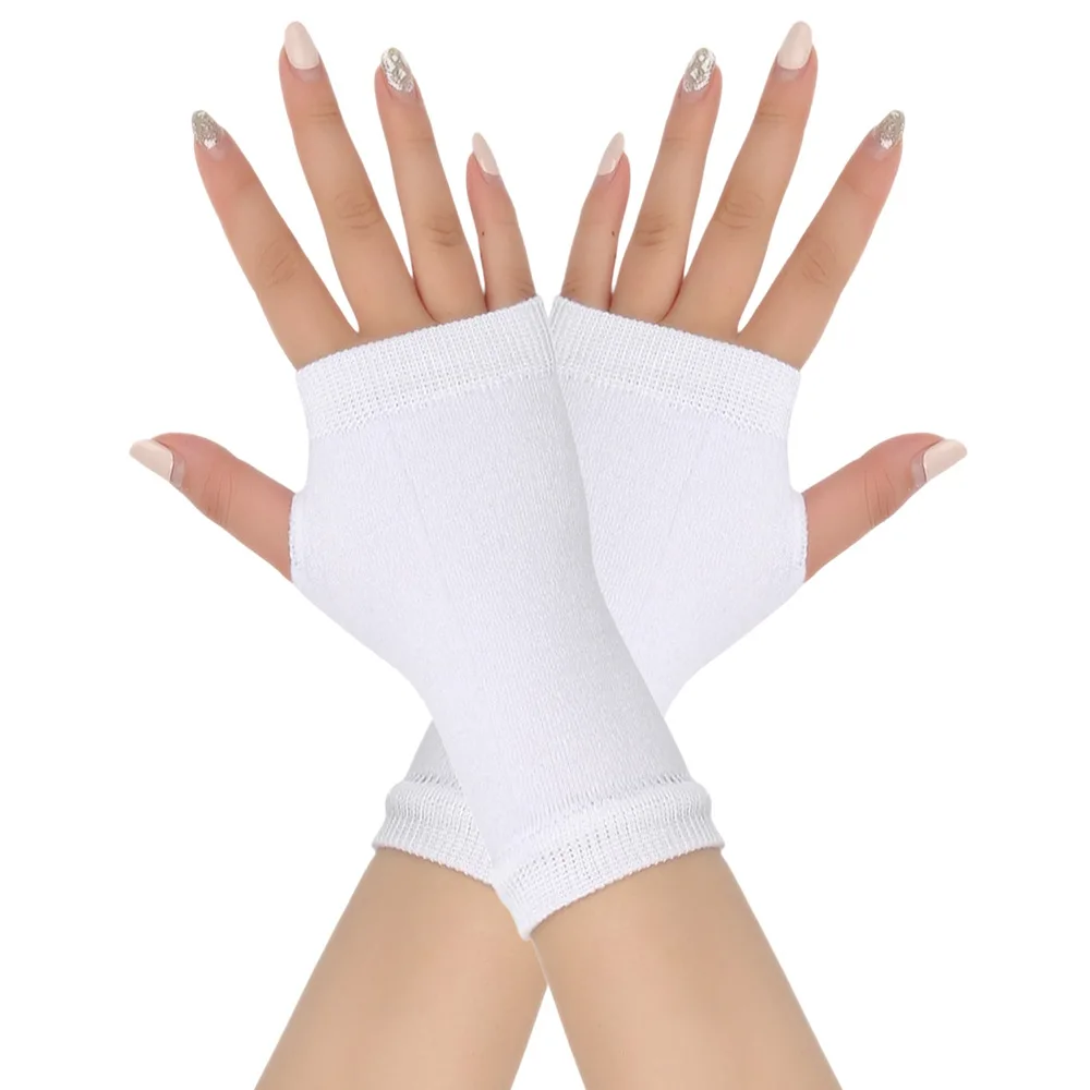 Neue Halbfinger-Sport-Handschuhe mit offenen Fingern, gestrickt, kurz, für Herren und Damen, Herbst/Winter, dünne DIY-Armabdeckung – Detail 20
