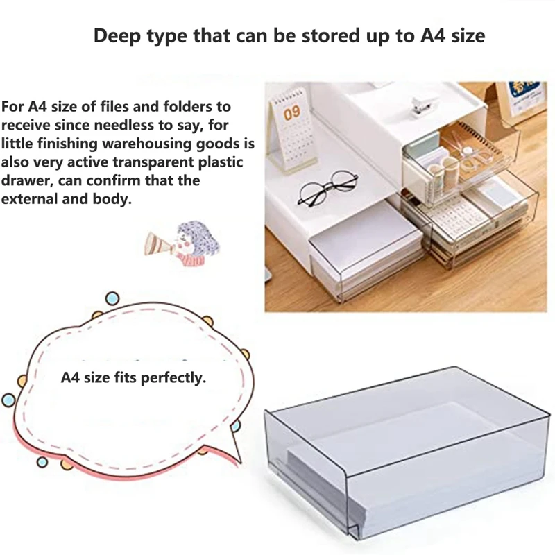 투명 보관함, 사무실 화장품 보관함, 선반 문구 보관 서랍 유형