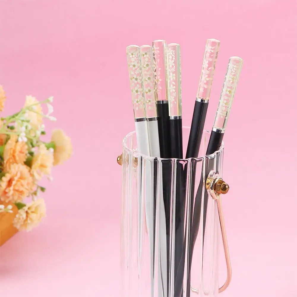 Anti-mold Antibacterial Food Hotel Lightweight for Dinning for Home Tableware Kitchen Tool Chopsticks Alloy Chopsticks