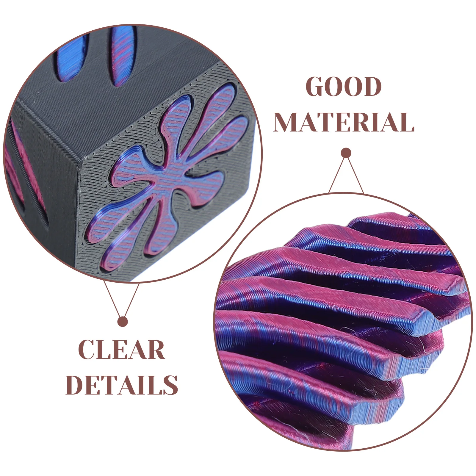나선형 콘 피젯 3D 프린트된 나선형 환상 피라미드 책상 휴식 스트레스 해소 감각 장치 성인 및 어린이용
