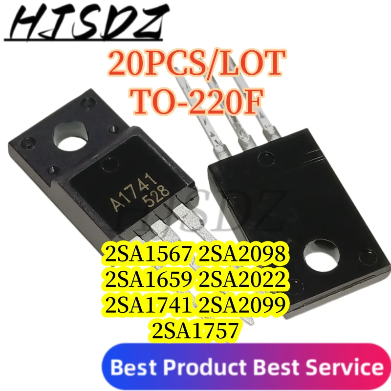 transistor-de-potencia-pnp【20pcs-lot】-2sa1567-2sa2098-2sa1659-2sa2022-2sa1741-2sa1757-2sa2099-to‑220f