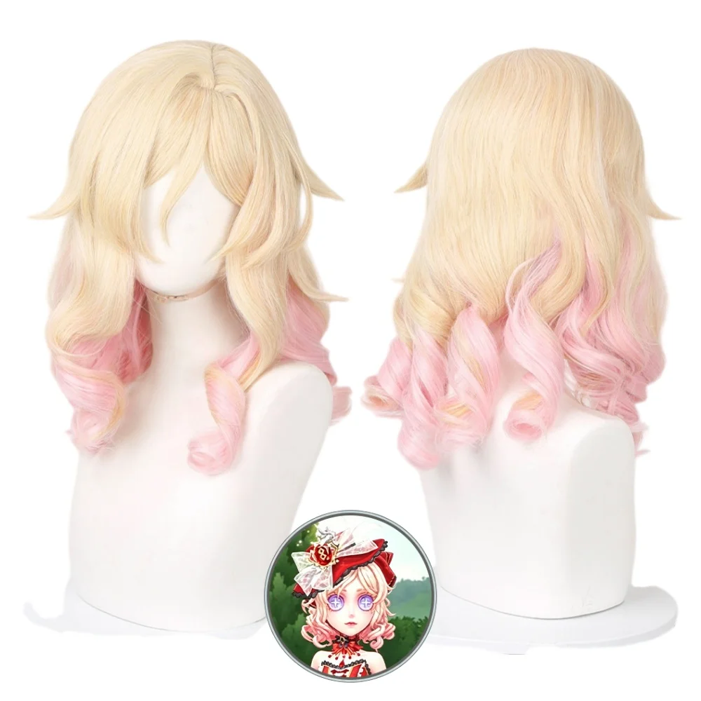 Game Identity V Li Ke Chloe Nair Cosplay Wig Li Ke Vera Nair Rose Net Wig Halloween Party