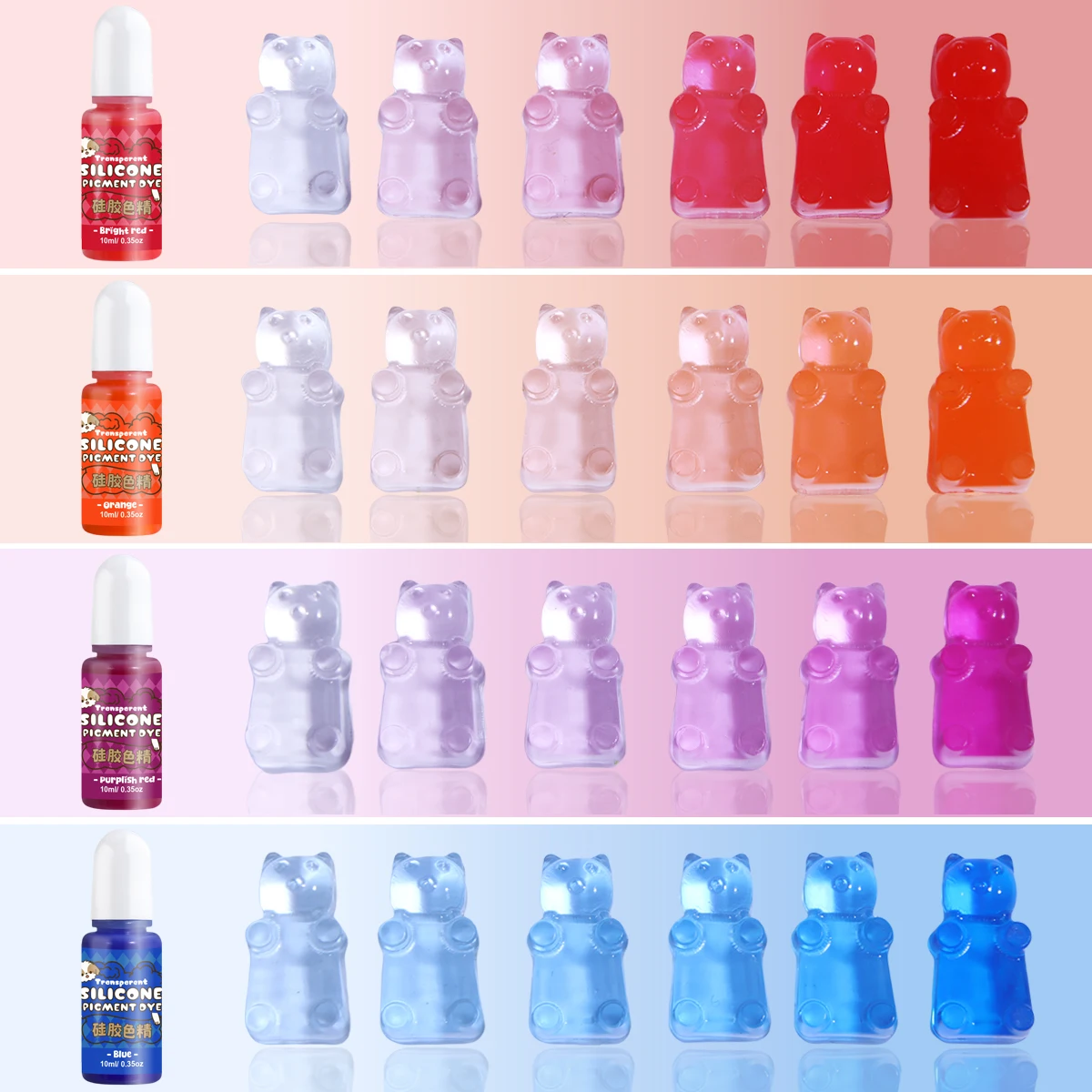 18 Kleuren Vloeibare Siliconen - Resin Color Paste recensie en prijs
