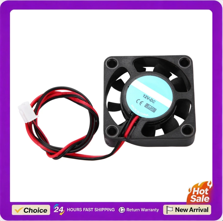 12V 3D Printer Cooling Fan 7000RPM 6.7CFM High speed Cooling Fan 3D Printer Assembly Part for Makerbot 3D Printer Accessories
