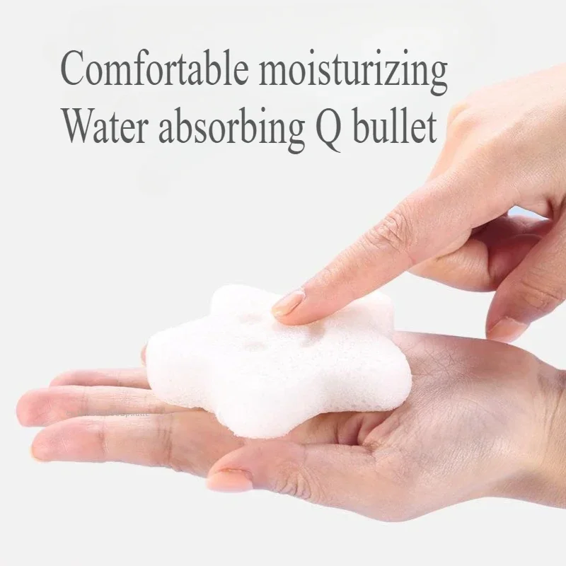 Esponja de banho para bebês, esponja natural konjac konjac para lavar o rosto, shampoo, chuveiro de bebê, escovas de banho