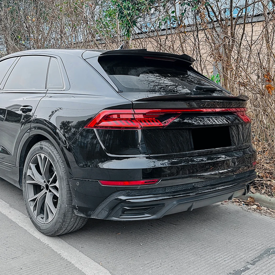 

Suitable For Audi Q8 SQ8 2019 + Blade Center Tail Spoiler Exterior Modification