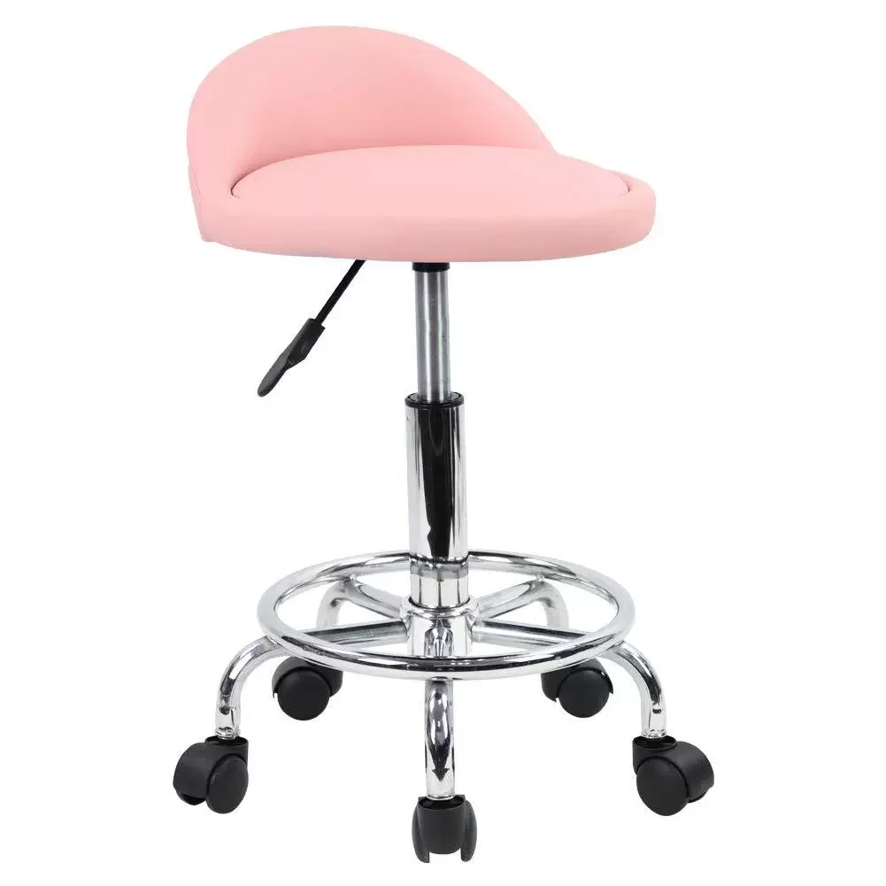 New Style Lifting And Rotating Beauty Chair For Office Seat Stool Salon PU Leather High Bar Stools Office Furniture Chairs