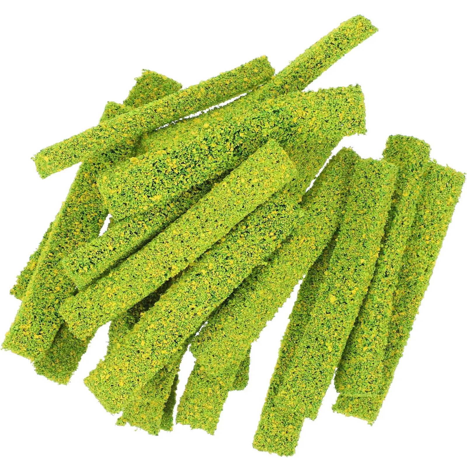 

20 Pcs Simulated Flower Bush Decoration Miniature Cluster Plant Artificial Flowers Shrub Vegetation Group Faux