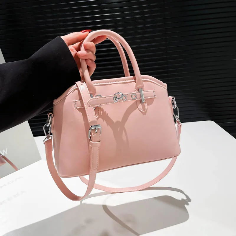 

Осенняя сумка-ракушка 1920, модная сумка с верхней ручкой для женщин, просторная сумка через плечо, повседневная сумка «день-ночь», минималистичная сумка на плечо