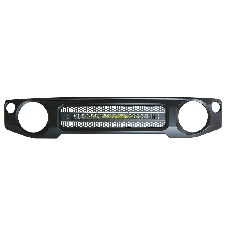 

Hot sale!Front Grille With 1pc/2pcs LED bar for Suzuki Jimny JB64/JB74 2018+ for Jimny Grill