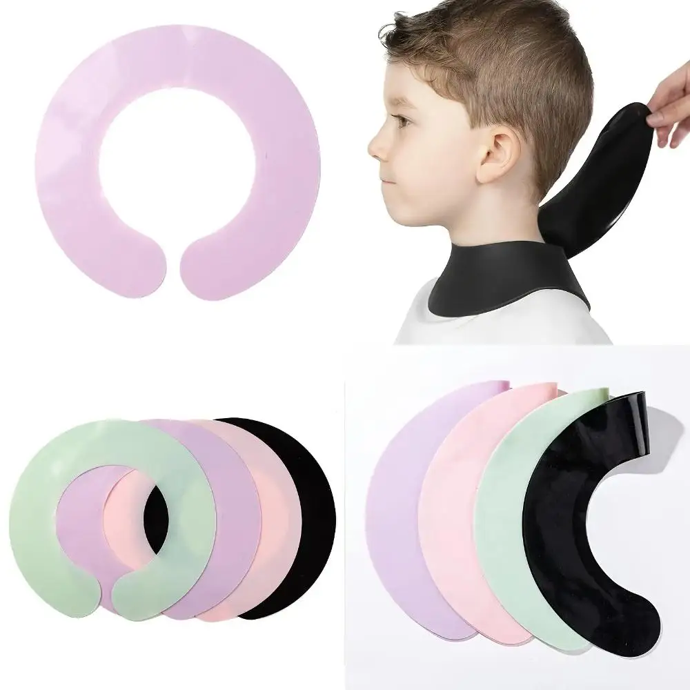 Professional Soft Silicone Hair Cutting Cape with Neck Protector - Hair Dyeing Collar for Stylists and Barbers - Seals Hair whil