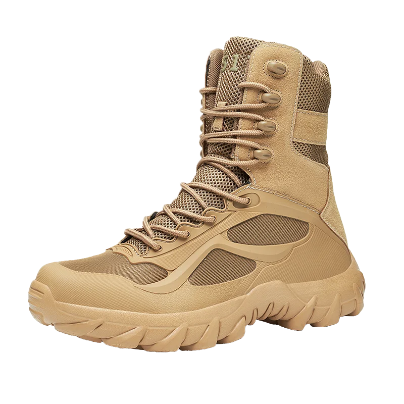 VIPOL Men's tactical boots Fall Special Forces men's boots Lightweight outdoor non-slip waterproof shoes