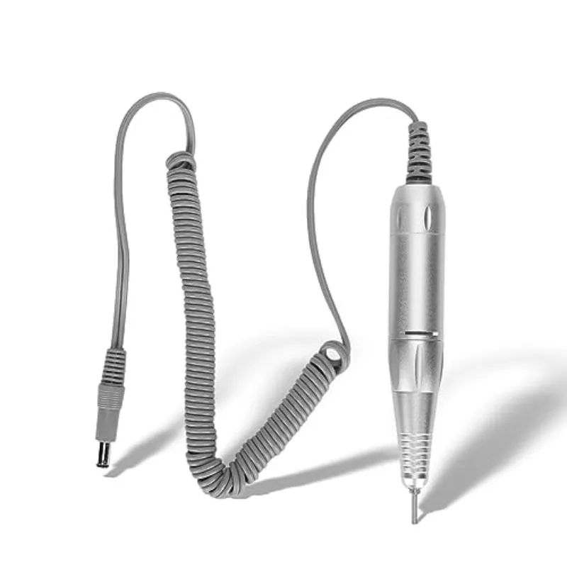 Electric Nail Drill Pen Polish Grind Machine Handpiece Manicure Pedicure Tool DC Head Handle Accessories Replacement Drill File