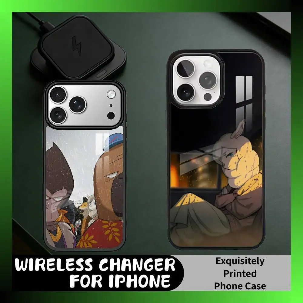 

ODD T-Tax Anime OdO x Shira Phone Case For iPhone17,16,15,14,13 Plus,Pro Max Magnetic For Magsafe Wireless Charging