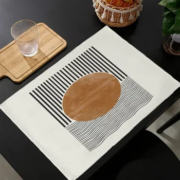 Abstract Linen Placemats 1