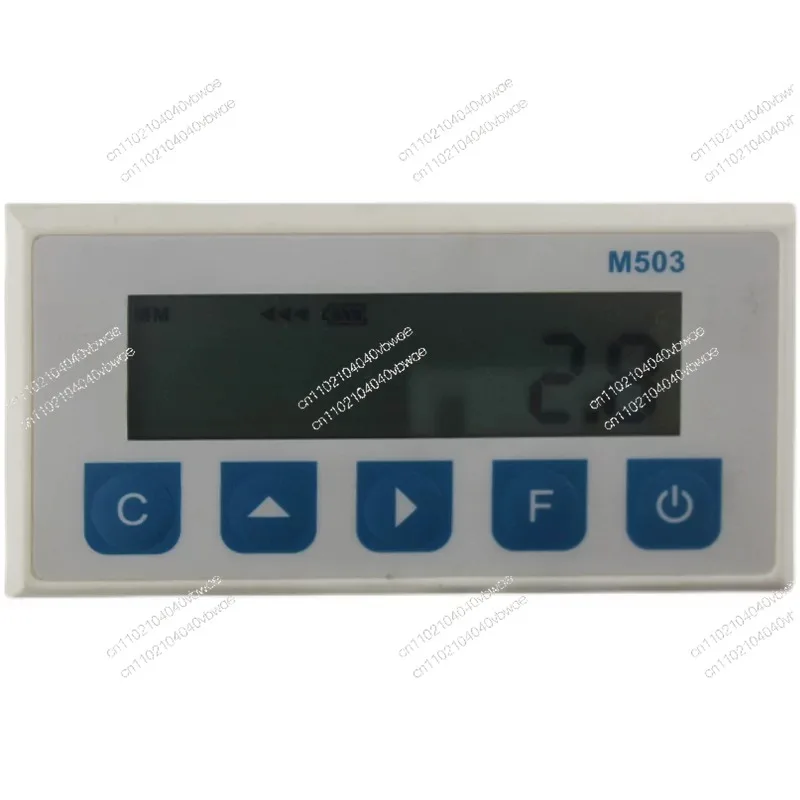 M503L digital display table positioning feeder double head saw aluminum cutting machine magnetic grid ruler display M500