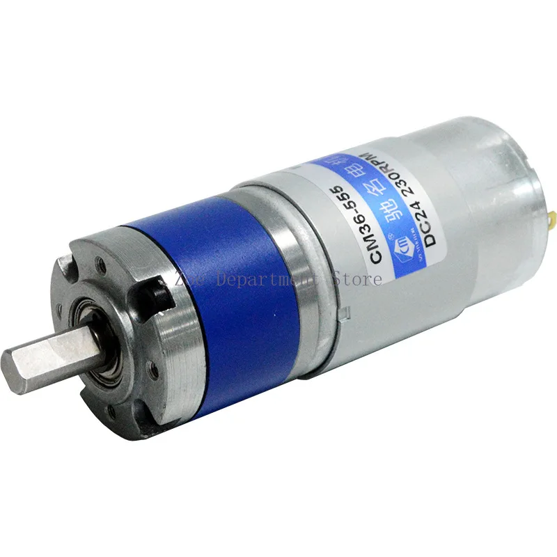 12/24V 36-555 Max 70kg.cm 8-1600rpm  High Torque dc Motor Low Noise Planetary Gear Motor