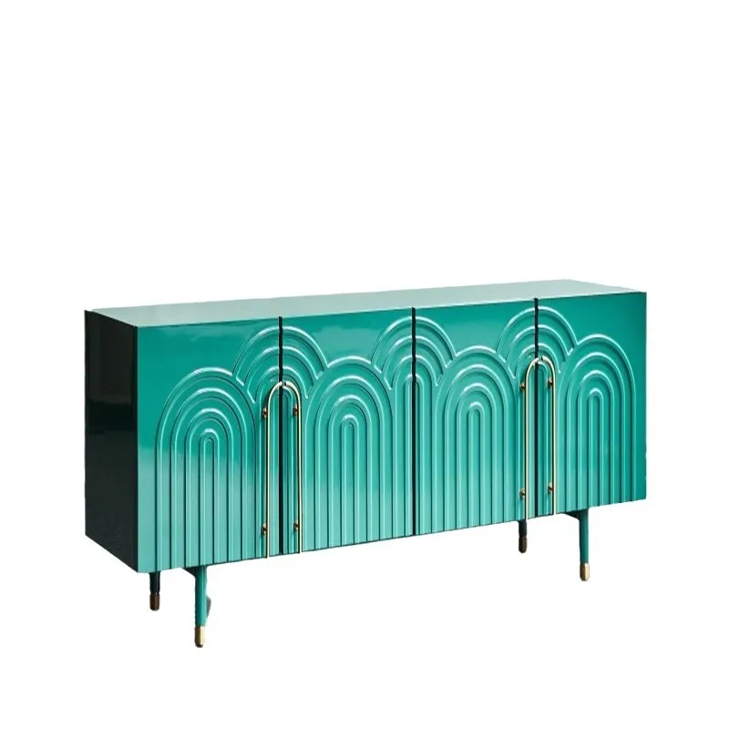 LTT Italian minimalist paint porch cabinet, simple art, quiet wind side cabinet
