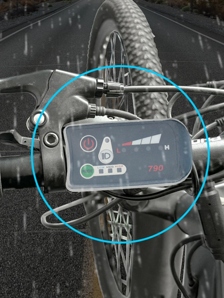 

Silicone Ebike Display Cover Waterproof Electric Bicycle Speed-Control Instrument Cover Dustproof for 790 810 880 Display Screen