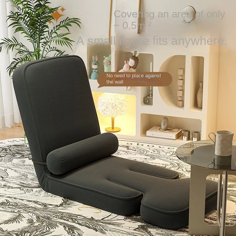 Warming Lazy Sofa Computer Bedroom Sofa Chair Ergonomic Tatami Bed Back Chair Adjustable Backrest Table Integrated New Fashion