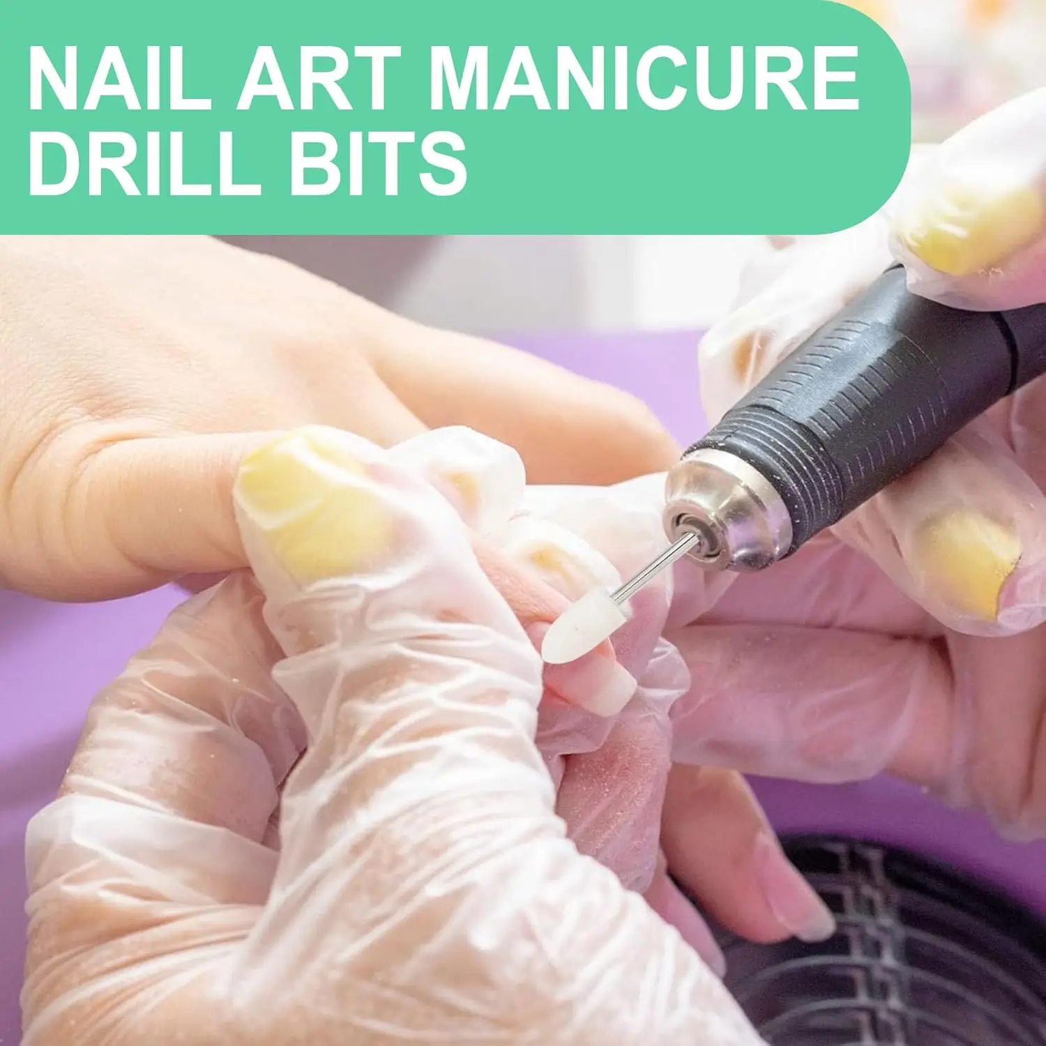 Forets à ongles, 12 mèches de polissage en feutre de laine, outils de têtes de lime de polissage de meulage multi-formes, accessoires de vernis à ongles