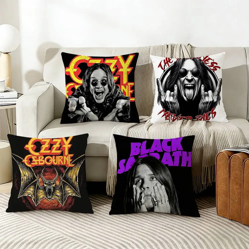 

O-Ozzy O-Osbourne Various Sizes Square Pillow Case For Car Home Bedchamber Decor