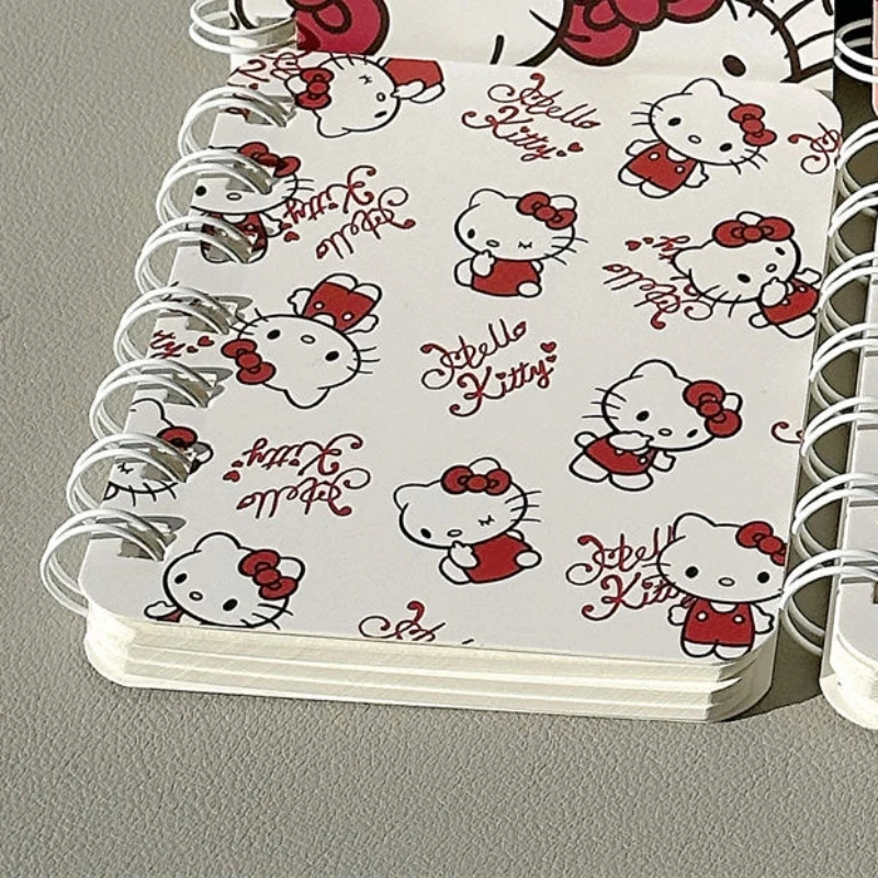 دفتر صغير A7 لفائف مرحبا كيتي دفتر 1/4 قطعة/المجموعة مذكرات رسم كتاب اللوازم المدرسية القرطاسية يخدش مذكرات #2