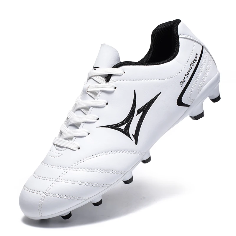 New Men Football Shoes Professional Fast Football Field Boots Grass Training Society Cleats Soccer Shoes Sneaker Long Spikes