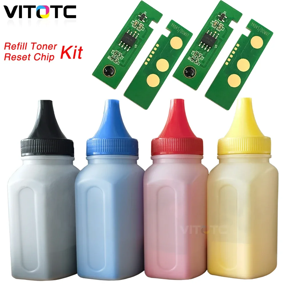 

Комплект порошковых чипов с тонером, совместимый с лазерным принтером Samsung C430 C430W C433W C480 C480FN C480FW C480W CLT-K404S K404S Clt404s