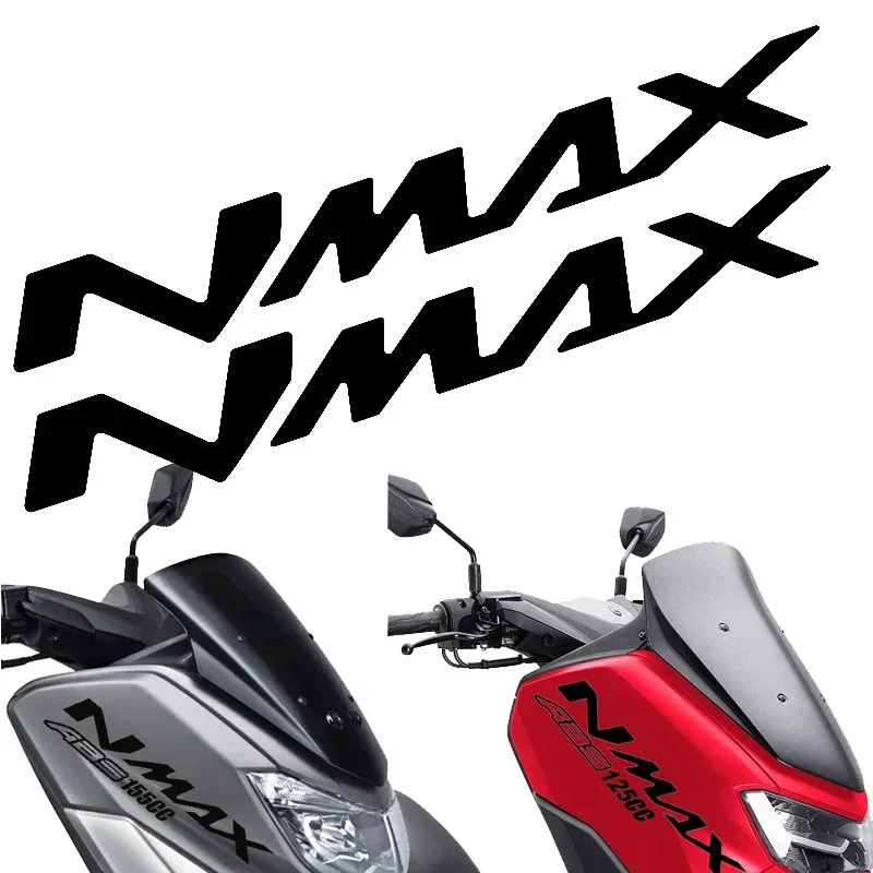 2PC Motorcycle Accessories Scooter body fairing Stickers logo decals For nmax NMAX155ABS/125/160