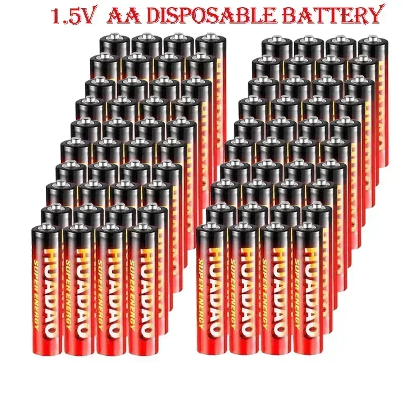 2024 1.5V AA Disposable Alkaline Dry Battery for Led Light Toy Mp3 Camera Flash Razor CD Player Wireless Mouse Keyboard