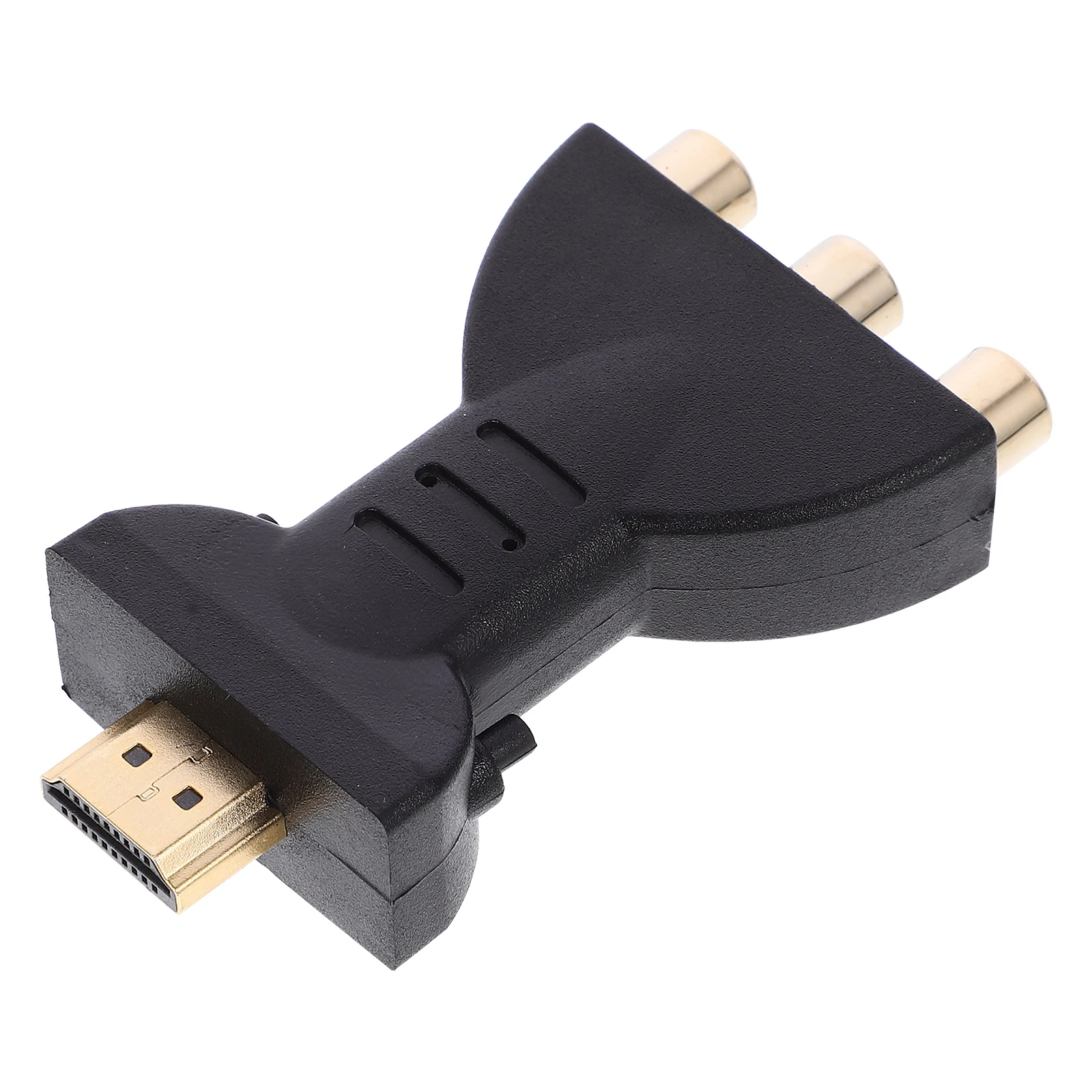 На 3 адаптера видео-аудио RGB, компонентный преобразователь для DVD-проектора 720P 1080iP 1080P (черный)