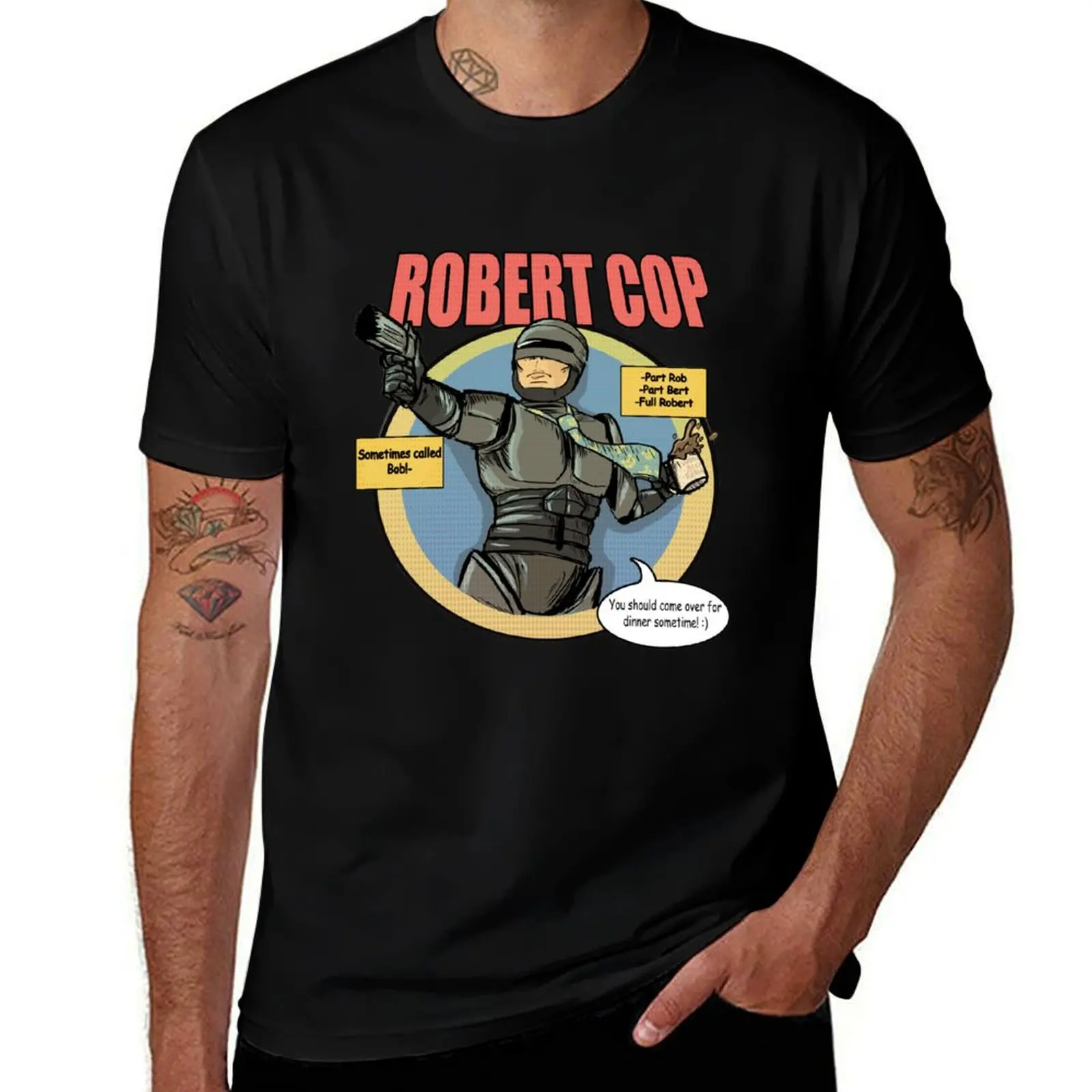 Robert Cop T-Shirt Festival Short Sleeve T-Shirt