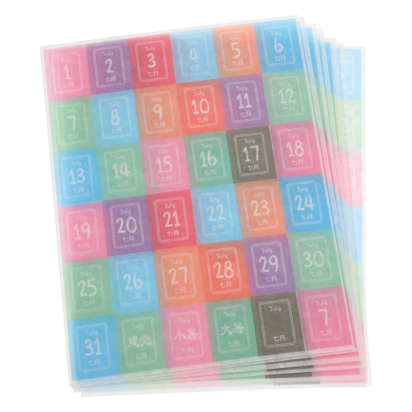 

Date Stickers Small Size Adhesive Labels Daily Planner Monthly Number Stickers for Notebook Journal Calendar