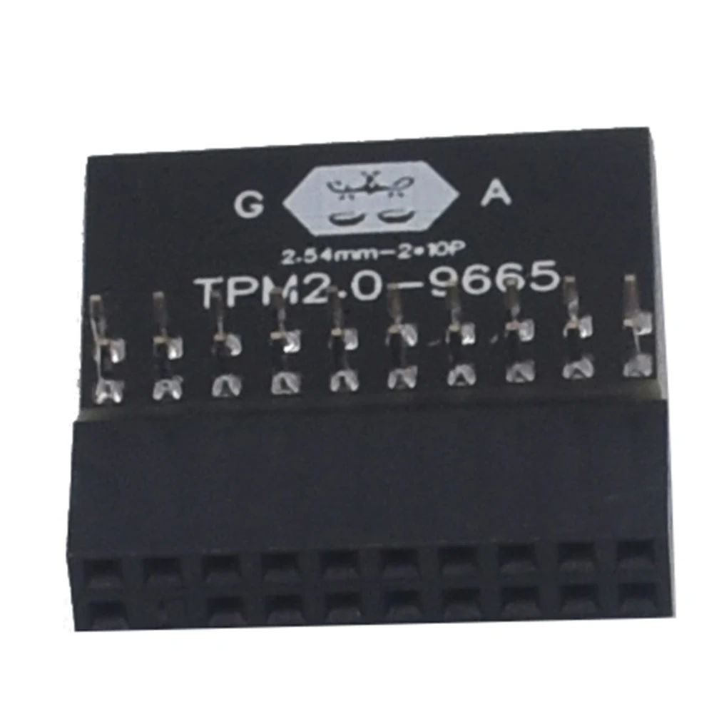 TPM 2.0 Encrypted Security Module Board LPC 20 Pin Mainboard Card TPM2.0 Module for ASUS Gigabyte Motherboard