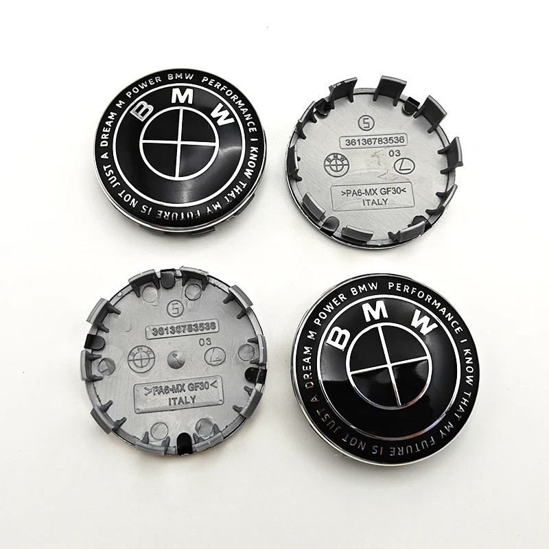4X BMW Nabendeckel 68MM 36136783536 Radkappepn