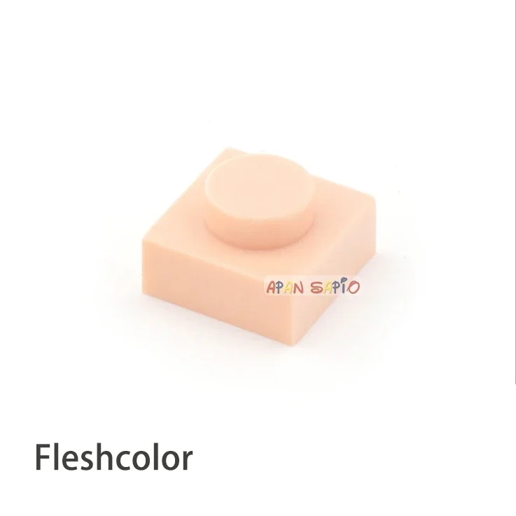 300 stücke DIY Bausteine Dünne Zahlen Bricks 1x1 Punkte 25 Farbe Pädagogisches Kreative Größe Kompatibel Mit 3024 Spielzeug für Kinder