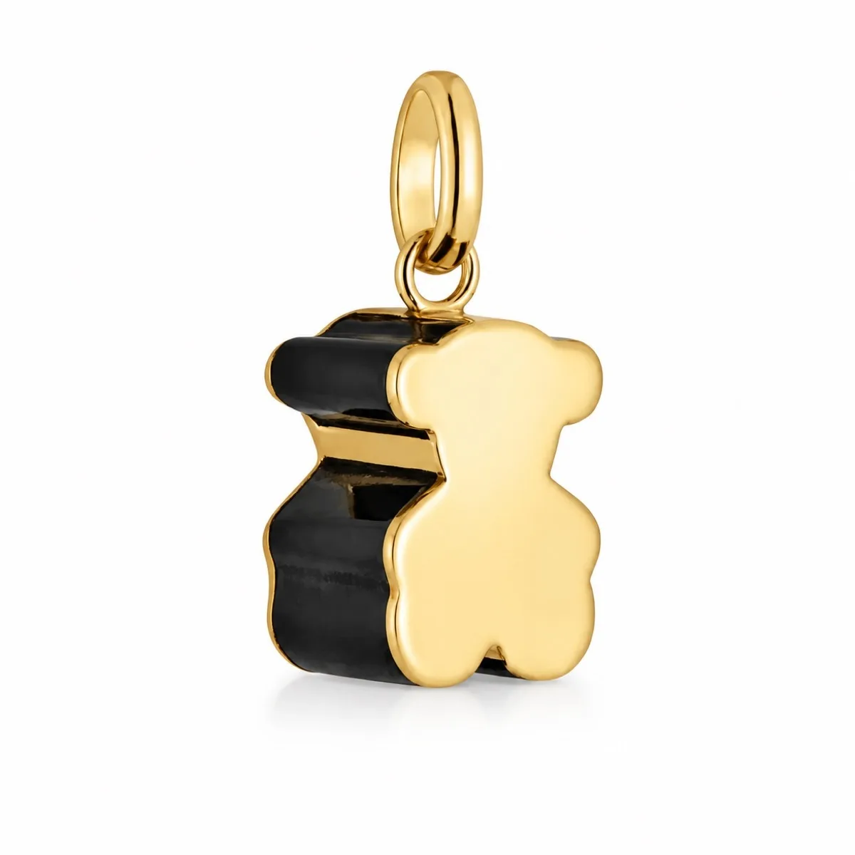 Colgante TOUS Oso de Oro con Ónix 1950 para Mujer, Joyería Fina, Regalo para Uso Diario, Sin Cadena, Ref TTSDZ1255