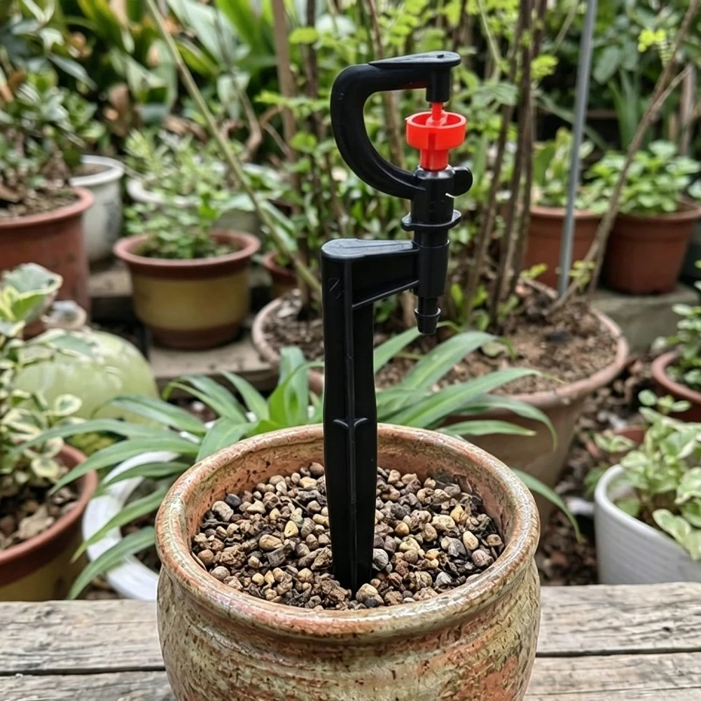 20 Piece Rotary Irrigation Emitters with Plastic Construction for Free Operation in Sunlight Cold and Humid Conditions