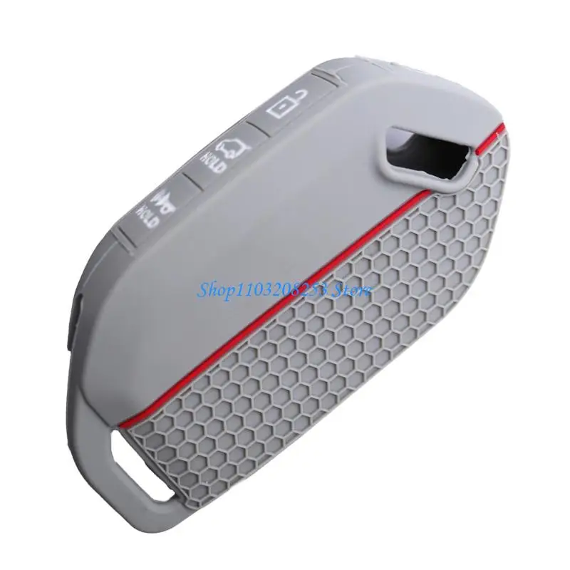 R6FA Protector Cobrar o carro silicone Casa chave remota casca à prova d'água