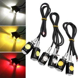 2pcs Motorcycle Car License Plate Light LED Screw Bolt Light Universal Auto Motor Licence Plate Light Taillight Lamp Motorcycle